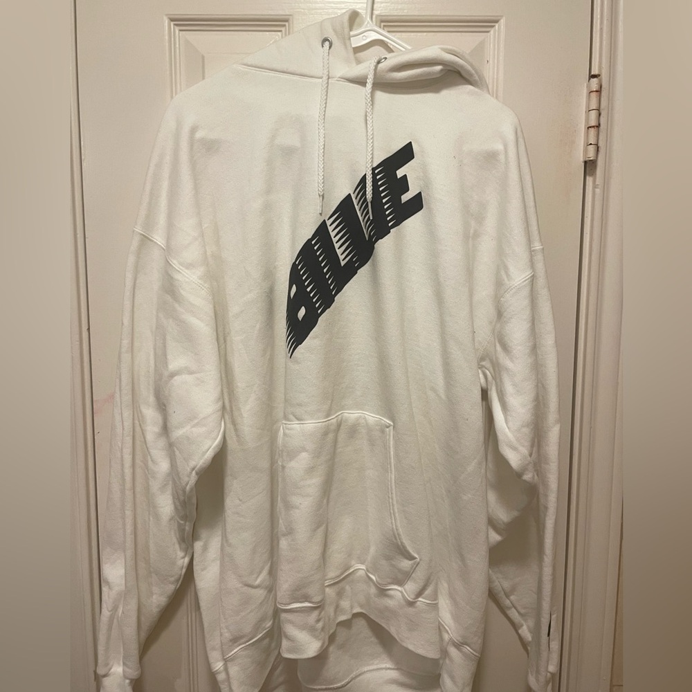Billie Eilish world tour white hoodie XL